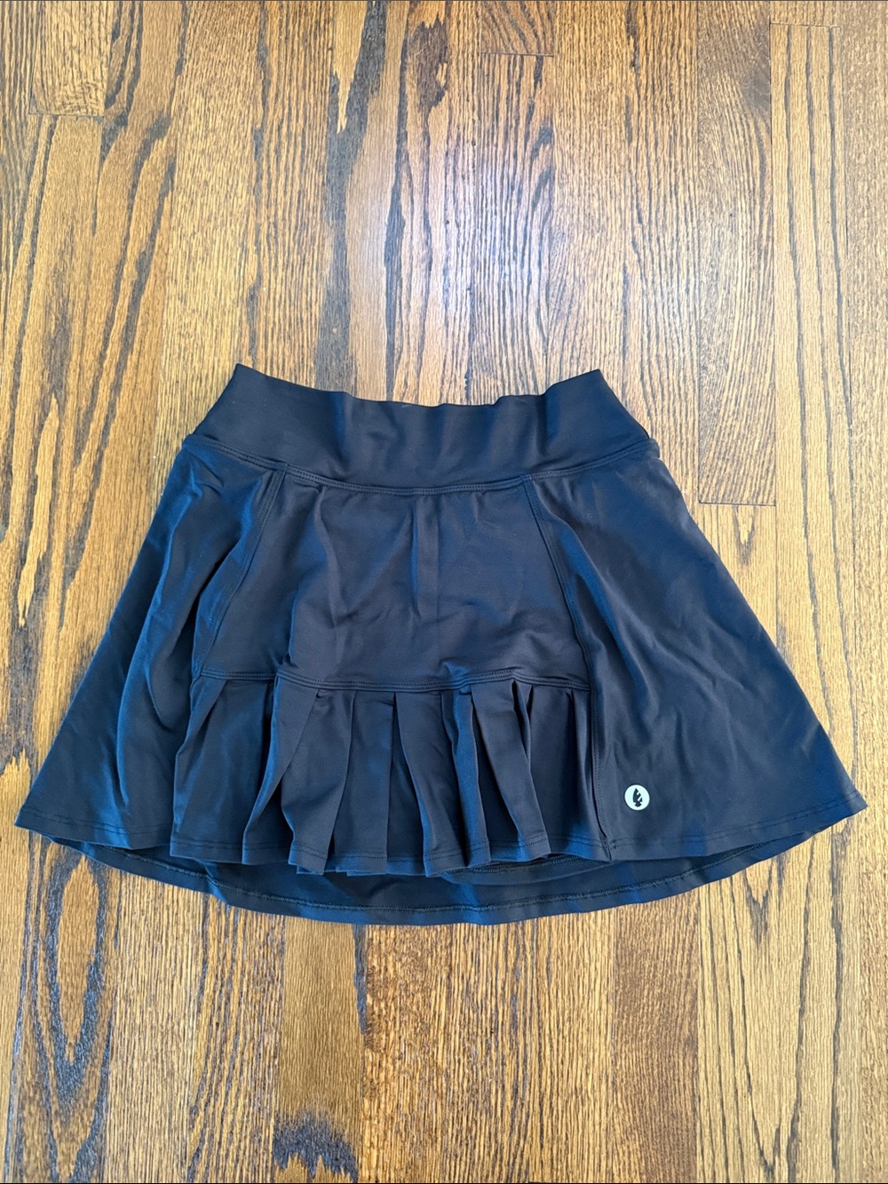 E Dona Jo Women’s Tam M 1.5 Black Pleated Performance Skort Tennis
